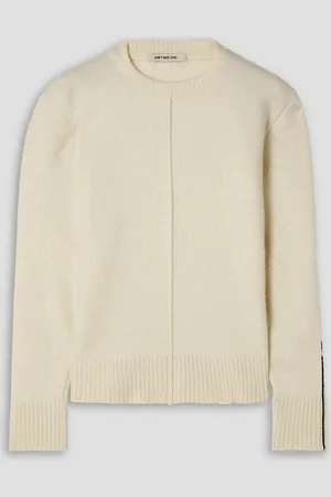 Peter Do Wool and cashmere-blend sweater - White