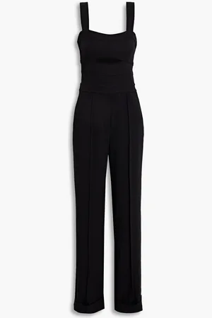 Simkhai Sarina cutout crepe wide-leg jumpsuit