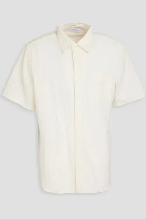 JOHN ELLIOTT Cotton-blend cloqué shirt - White