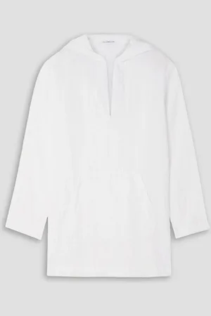 James Perse Linen hooded tunic