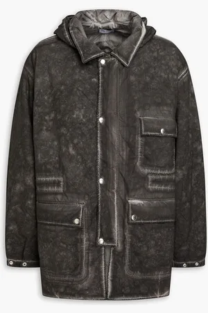 JOHN ELLIOTT Cotton hooded parka - Gray