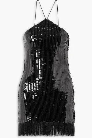 ‎Taller Marmo‎ Embellished tulle halterneck mini dress