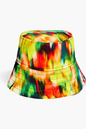 DRIES VAN NOTEN Tie-dyed woven bucket hat