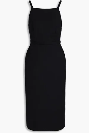 Bash Wondy cotton-blend twill midi dress