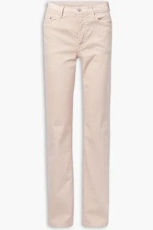 A.L.C. Edwin high-rise straight-leg jeans - Pink