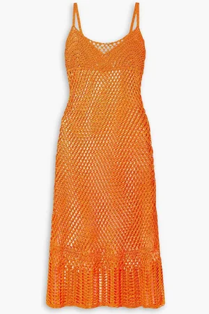 Cult Gaia Silena crochet-knit midi dress
