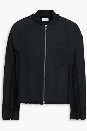 JOHN ELLIOTT Frayed cotton-drill jacket