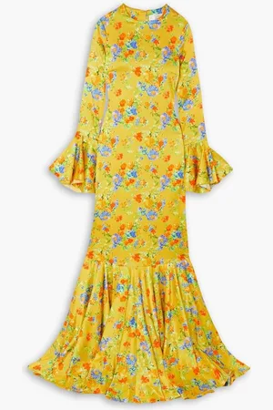 Caroline Constas Allonia floral-print silk-blend gown