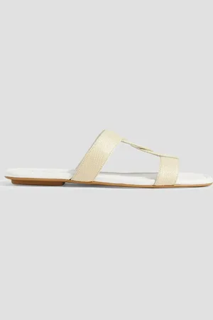 Stuart Weitzman Ibiza canvas sandals - White