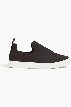 James Perse Zuma neoprene slip-on sneakers - Gray