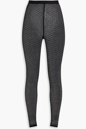 CO Crocheted lace leggings