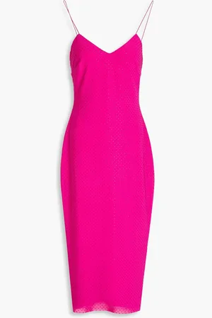 Rebecca Vallance Last Dance embellished tulle midi dress - Pink