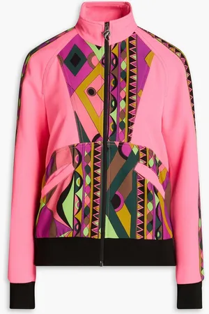 Puccini Printed crepe sweatshirt - Pink