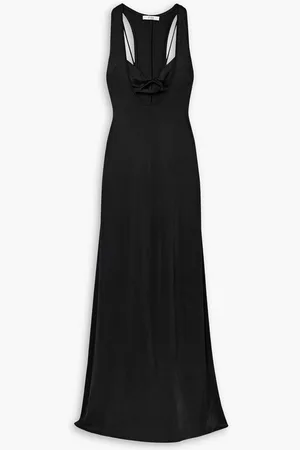 ET OCHS Marcela layered cutout stretch-satin jersey gown