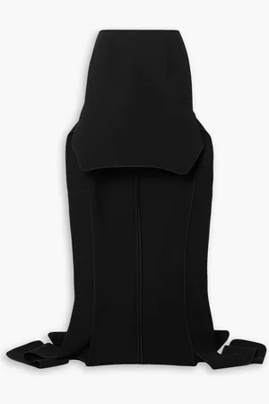 MATICEVSKI Content asymmetric crepe skirt