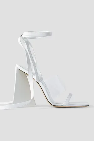 The Attico Isa leather and PVC sandals