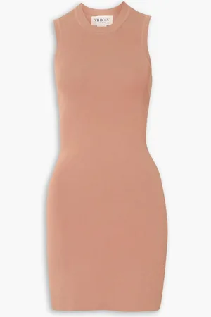 Victoria Beckham Stretch-knit mini dress - Pink