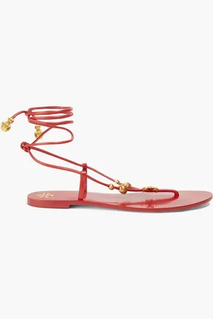 Tory Burch Embellished leather sandals