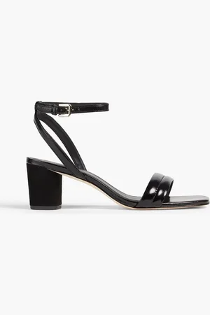 Sandro Glossed-leather sandals