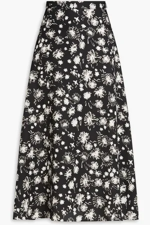MOTHER OF PEARL Amelie floral-print TENCEL™ Lyocell-twill midi skirt