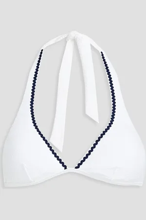 Heidi Klein Rickrack-trimmed triangle bikini top
