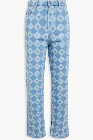 Nanushka Liam logo-print denim jeans - Blue