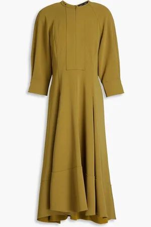 Proenza Schouler Crepe midi dress - Green