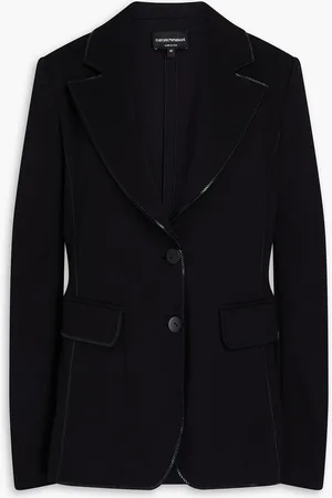 Emporio Armani Embellished jersey blazer