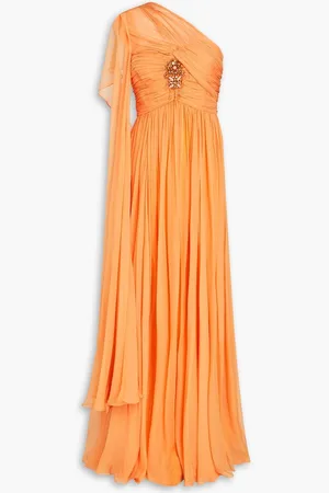 Zuhair Murad Embellished silk-chiffon gown