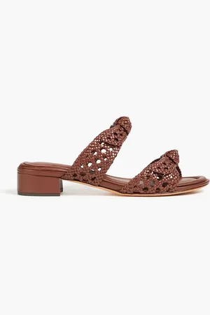 ALEXANDRE BIRMAN Clarita knotted leather sandals