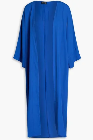 Haight Ana crepe de chine robe - Blue