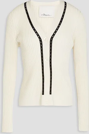 3.1 Phillip Lim Ribbed-knit cardigan - White