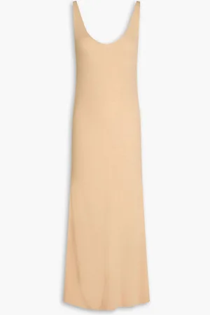 Joseph Ribbed-knit midi dress - Neutral