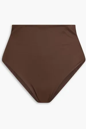 FAITHFULL THE BRAND Monikh Afonso high-rise bikini briefs - Brown