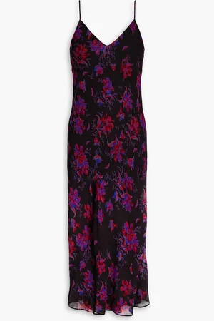 RAG&BONE Floral-print georgette midi slip dress