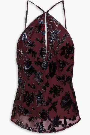 RAG&BONE Devoré-chiffon top