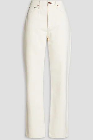 RAG&BONE Alex high-rise straight-leg jeans - White