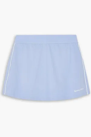 Sporty & Rich Printed stretch tennis skirt - Blue