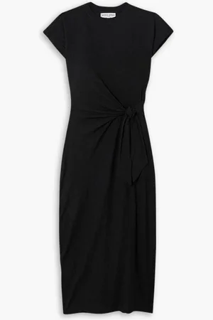 APIECE APART Vanina wrap-effect cotton midi dress