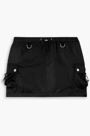 COPERNI Appliquéd shell mini skirt
