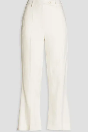 Holzweiler Nosabi twill bootcut pants - White