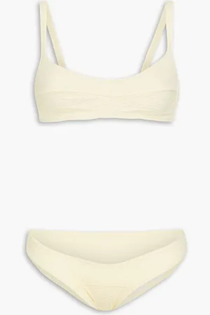 Lisa Marie Fernandez Seersucker bikini - Yellow