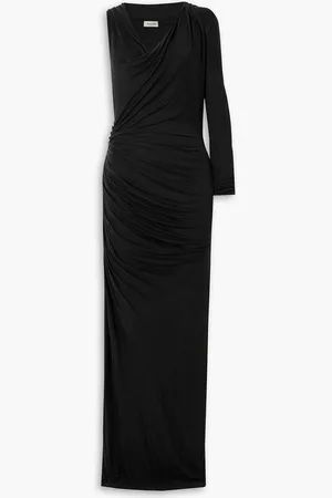 GAUGE81 Myrtia asymmetric one-sleeve ruched stretch-jersey maxi dress