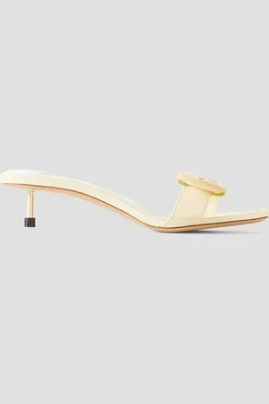 Jacquemus Regalo buckled leather mules - White