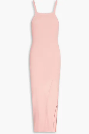 Zeynep Arcay Ribbed-knit midi dress - Pink