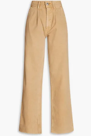 RE/DONE High-rise straight-leg jeans - Neutral