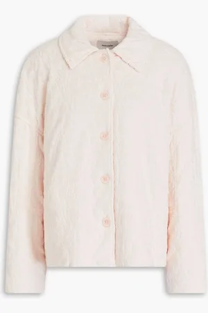 Holzweiler Cotton-blend terry-jacquard jacket - Pink