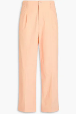 Maison Kitsuné Cotton-ripstop pants - Orange