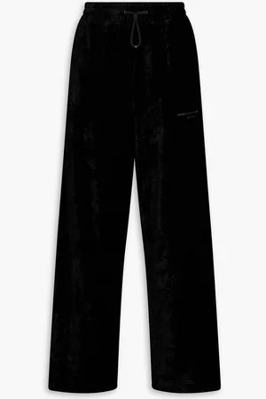 Alexander Wang Printed velour track pants
