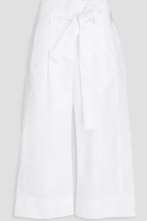 3.1 Phillip Lim Cropped cotton-blend poplin wide-leg pants